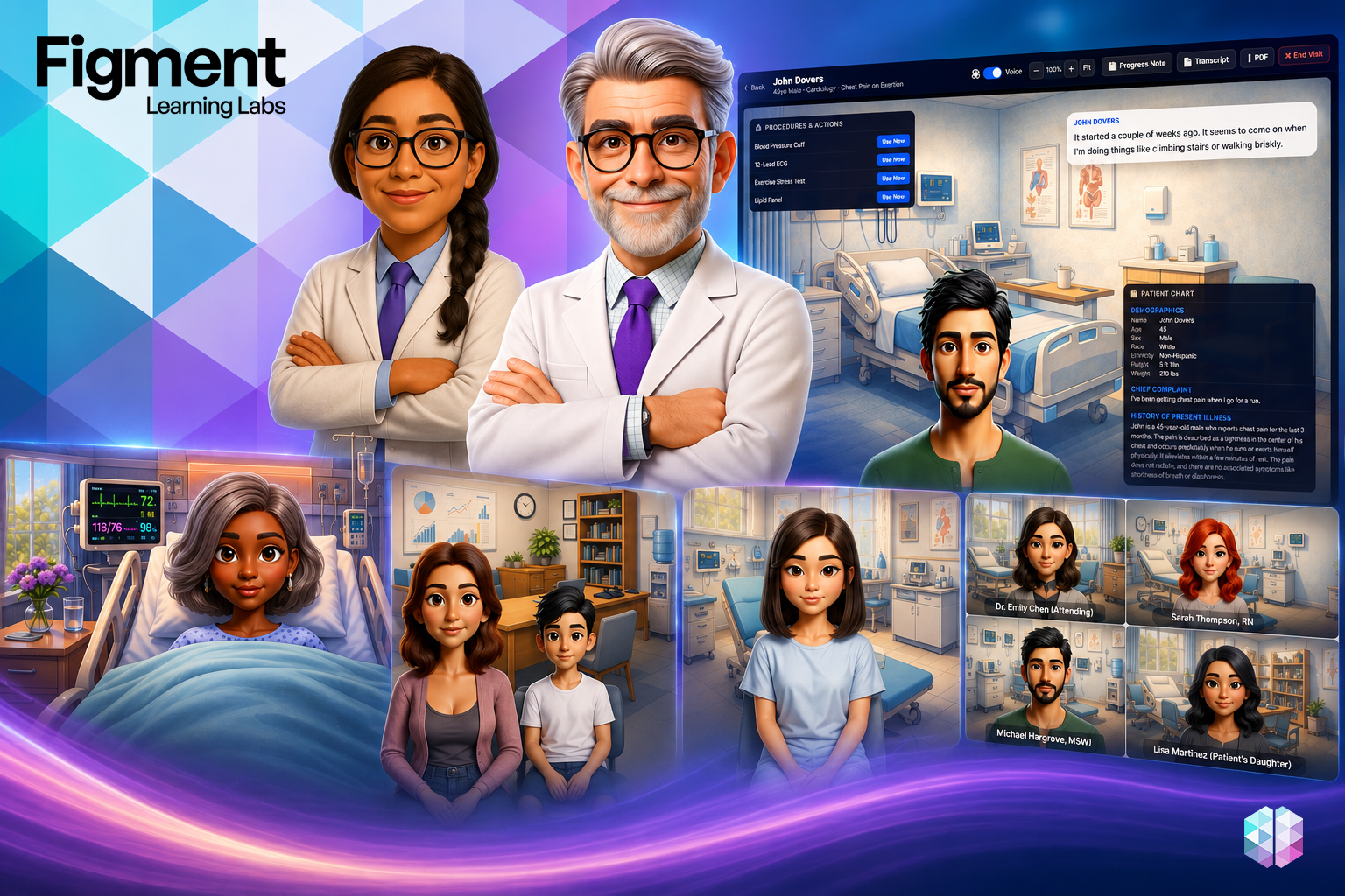 Figment — realistic AI-powered encounters for health professions education